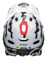 Kask full face BELL SUPER DH MIPS SPHERICAL fasthouse matte gloss black white roz. S (52–56 cm).