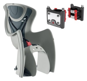 Fotelik rowerowy dziecięcy OKBABY Bodyguard / Baby Shield 27,5-29" Szary