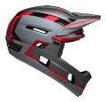 Kask full face BELL SUPER AIR R MIPS SPHERICAL matte gray red roz. S (52-56 cm).