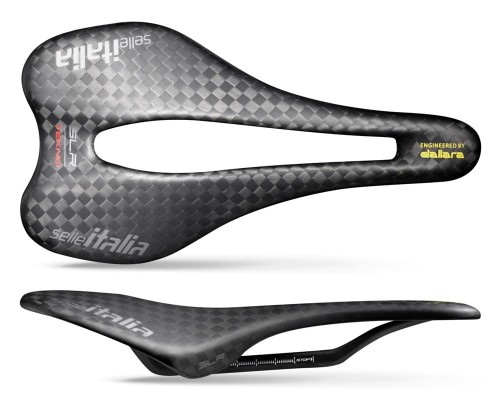 Siodło SELLE ITALIA SLR BOOST TEKNO SUPERFLOW L (id match L3), Carbon Rail+10mm, Carbon, 96g