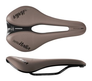 Siodło SELLE ITALIA NOVUS BOOST EVO GRAVEL TM, Superflow L (id match - L3), Manganese Rail, Soft-Tek, 242g, Brązowe