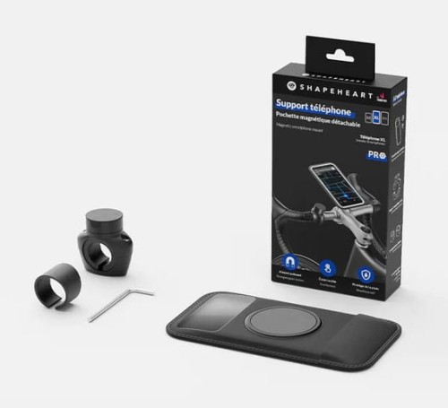 Uchwyt rowerowy na telefon SHAPEHEART PRO XL, Mocowanie na kierownicy