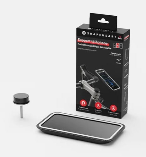 Uchwyt rowerowy na telefon SHAPEHEART STEM M, Mocowanie na kapsel sterów