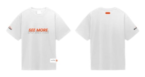 T-shirt MAGICSHINE roz. L, Biały