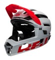 Kask full face BELL SUPER AIR R MIPS SPHERICAL matte gloss white infrared roz. S (52–56 cm)