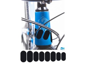 Osłona na ramę LIZARDSKINS PATCH KIT CARBON LEATHER zestaw 8szt.