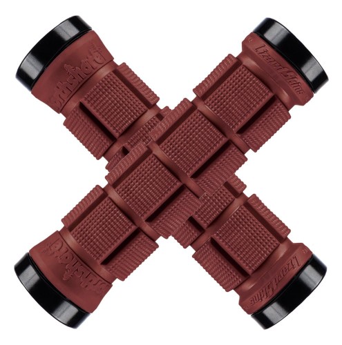 Chwyty kierownicy LIZARDSKINS Dual-Clamp Lock-On NORTHSHORE - Deep Red