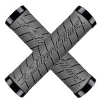 Chwyty kierownicy LIZARDSKINS Dual-Clamp Lock-On LOGO - Graphite