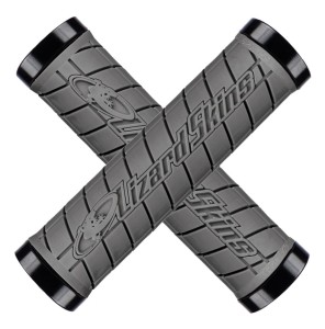Chwyty kierownicy LIZARDSKINS Dual-Clamp Lock-On LOGO - Graphite