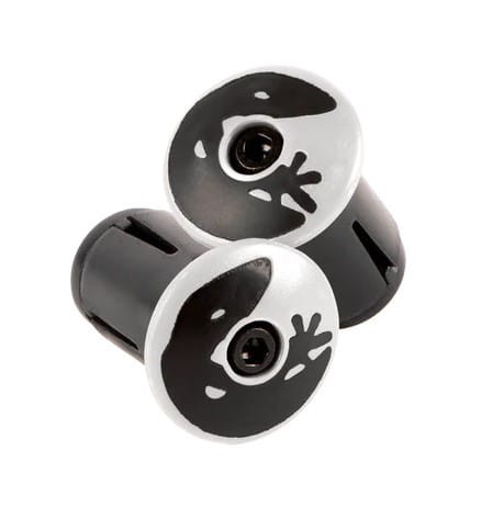 Korki do kierownicy LIZARDSKINS Road Bar End Plugs - Diamond White para