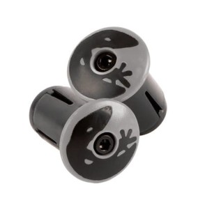 Korki do kierownicy LIZARDSKINS Road Bar End Plugs - Cool Gray para