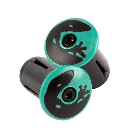 Korki do kierownicy LIZARDSKINS Road Bar End Plugs - Celeste Green para