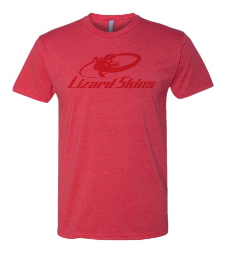 T-shirt LIZARD SKINS SUBTLE LOGO red roz. L