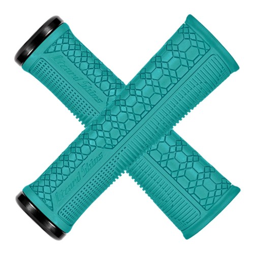 Chwyty kierownicy LIZARDSKINS Single-Clamp Lock-On GRADIENT 36.5mm 136mm 115g - Teal