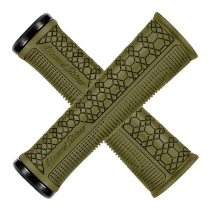 Chwyty kierownicy LIZARDSKINS Single-Clamp Lock-On GRADIENT 36.5mm 136mm 115g - Olive Green