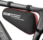 Torebka rowerowa na ramę ROCKBROS Czarny-Czerwony