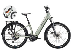 Rower elektryczny DIAMANT Suvea Trip Pro 600Wh 2027 S/M Zielony