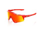 Okulary przeciwsłoneczne z soczewkami HiPER 100% Trek Team Edition Speedcraft Czerwone