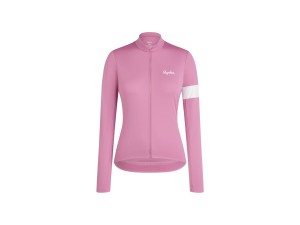 Jersey Rapha Core Thermal LS Women Medium Dusty Mauve