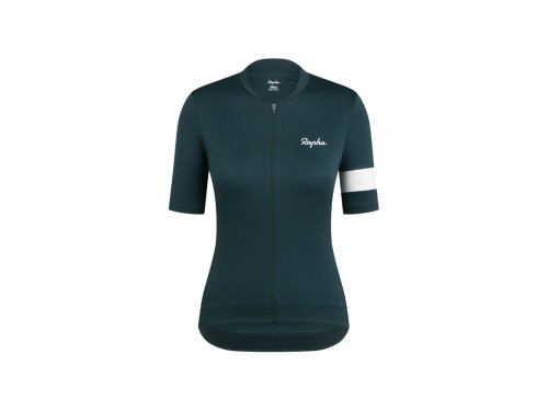 Jersey Rapha Core Women X-Small Forest Green/White
