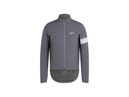 Jacket Rapha Core Rain Men Small Grey/White