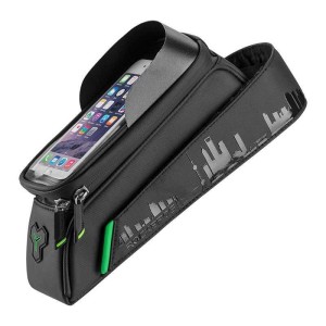 Torba rowerowa ROCKBROS na telefon na ramę Czarna