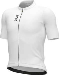 Koszulka kolarska ALE CYCLING Color Block 2.0 L Biała